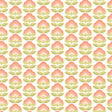 Retro Flower Apricot Mix Peel and Stick Wallpaper by Hoopla Walls - HWA1169PU