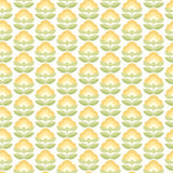 Retro Flower Sunshine Peel and Stick Wallpaper by Hoopla Walls - HWA1170PU