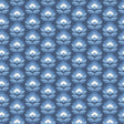 Retro Flower Indigo Mix Peel and Stick Wallpaper by Hoopla Walls HWA1175PU