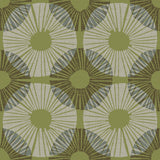 Superbloom Lime Peel & Stick Wallpaper with Bohemian Medallions Pattern - JHS5037