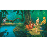 Lion King Chair Rail Multicolor Wallpaper Mural with Disney Kids Novelty Pattern - York JL1253M
