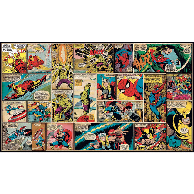 Marvel Classics Comic Panel Wall Mural