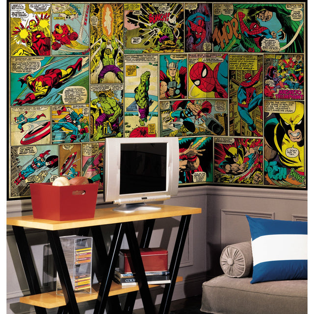 Marvel Classics Comic Panel Wall Mural