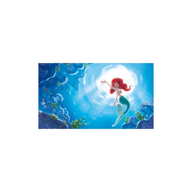 Disney Princess The Little Mermaid Part of Your World XL Chair Rail Prepasted Wall Mural, Multicolor - York JL1370M