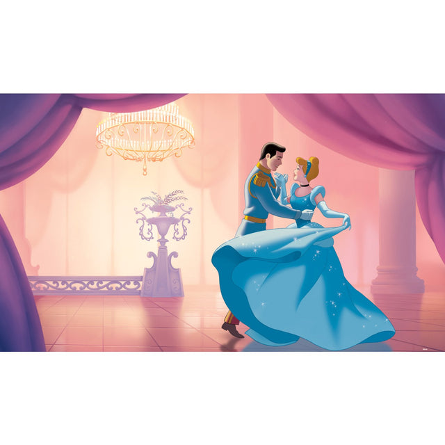 Cinderella So This Is Love Multicolor XL Chair Rail Wall Mural - York JL1376M