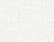 Ami Snow matte linen-texture wallpaper in soft off-white with subtle woven grid pattern