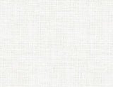 Ami Snow matte linen-texture wallpaper in soft off-white with subtle woven grid pattern