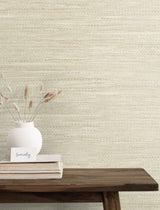 Rina Sand by Japandi Style Textured Faux Grasscloth Matte Sidewall Wallpaper – Seabrook Designs JP10305