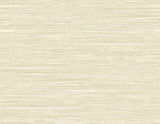 Rina wallpaper in a sand beige faux grasscloth texture with a matte finish