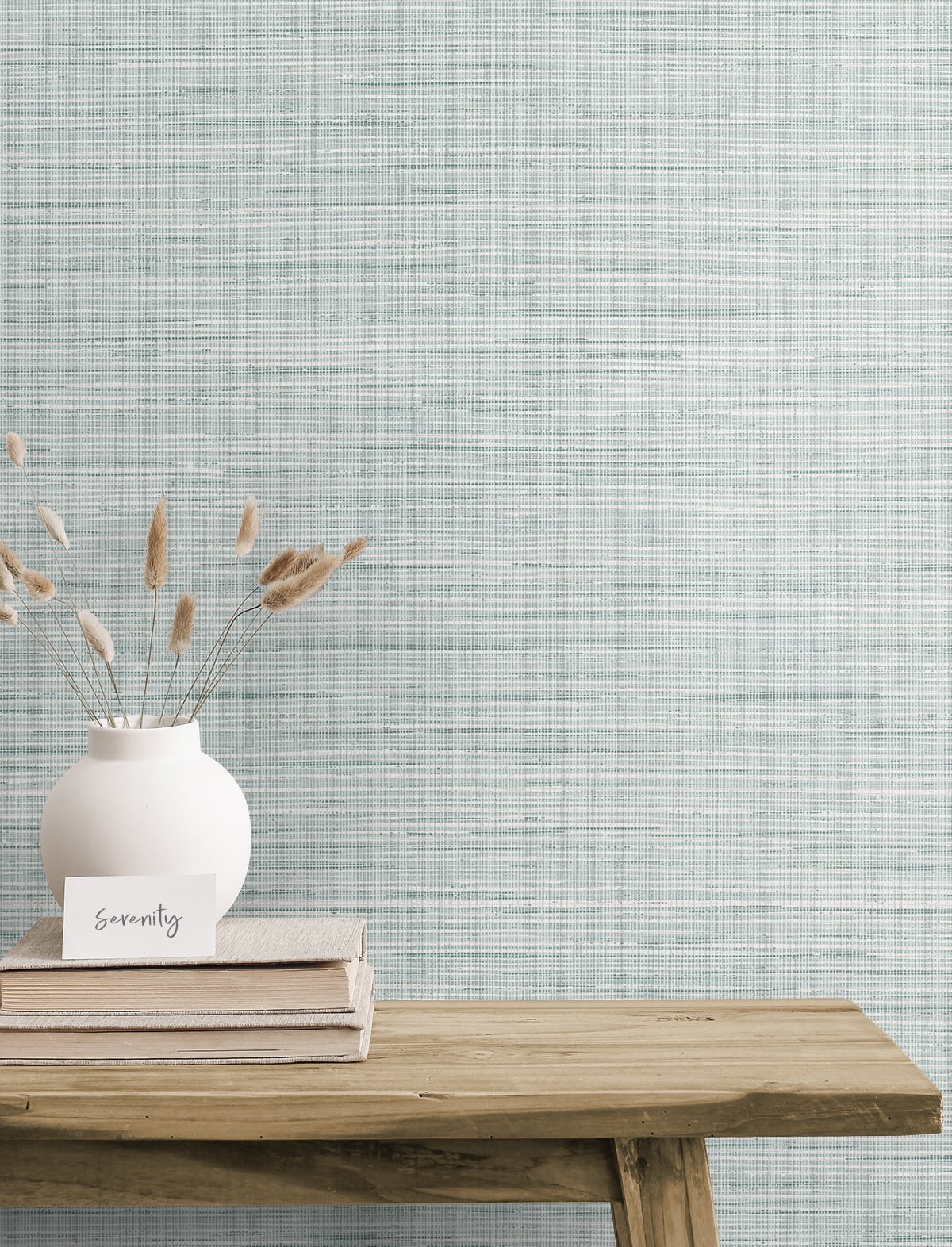 Mei Seabreeze by Japandi Style Stringcloth Wallpaper – Seabrook Designs JP10402