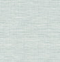 Seabrook Designs Mei Stringcloth wallpaper in Seabreeze, a matte blue woven-texture look
