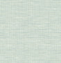 Mei Stringcloth wallpaper in calming mint with a woven textile texture