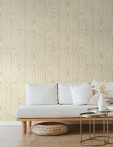 Nina Sand Dunes by Japandi Style Matte Faux Wood Sidewall Wallpaper – Seabrook Designs JP10503