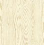 Nina Sand Dunes matte faux wood grain wallpaper in warm beige tones