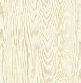 Light white oak wood grain wallpaper in a matte finish
