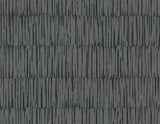 Naomi charcoal striped wallpaper pattern