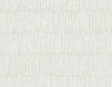Naomi wallpaper in Hemp, a soft grey-beige striped texture with a matte look