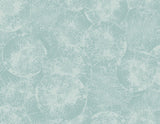 Eren abstract wallpaper in Glacier blue with layered circular texture motif