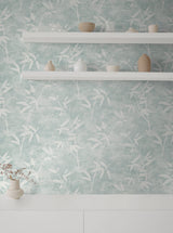 Honshu Bamboo Lakeside by Japandi Style Botanical Bamboo Wallpaper – Seabrook Designs JP10902