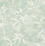 Honshu Bamboo Seafoam by Japandi Style Botanical Bamboo Wallpaper – Seabrook Designs JP10904-Sample