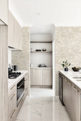 Honshu Bamboo Warmstone by Japandi Style Botanical Bamboo Wallpaper – Seabrook Designs JP10907