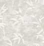 Honshu Bamboo wallpaper in Henon Gray featuring a soft bamboo botanical motif on a matte, textured-looking ground.