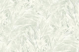 Mari wallpaper in Moss featuring layered botanical fronds in a soft, tonal design.