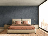Mari Navy Blue by Japandi Style Botanical Wallpaper – Seabrook Designs JP11012