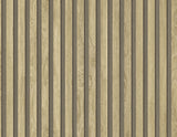 Jun ash brown wood slat wallpaper with vertical plank effect