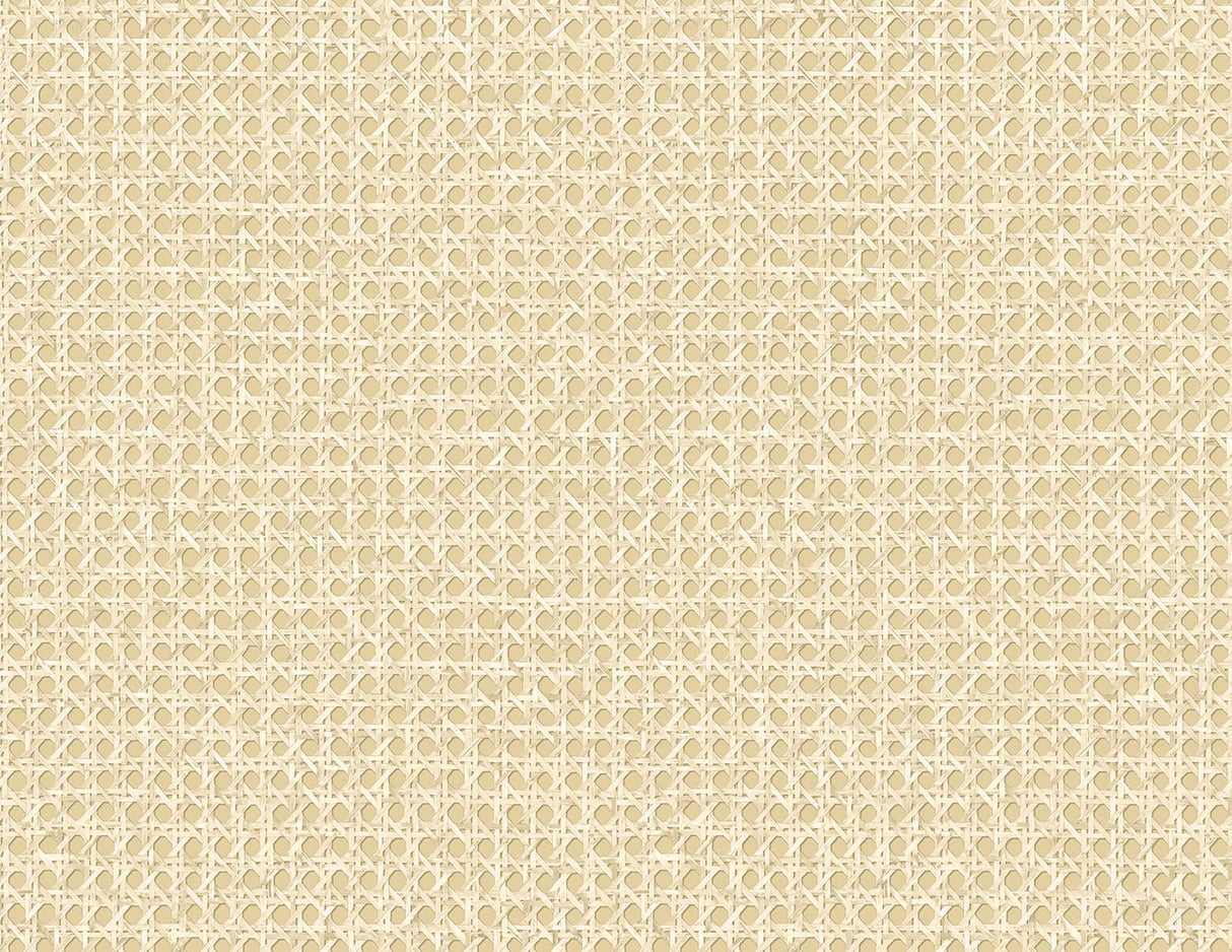 Mika wheat beige woven texture wallpaper pattern