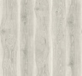 Kieri Cove Grey matte wood plank look wallpaper pattern