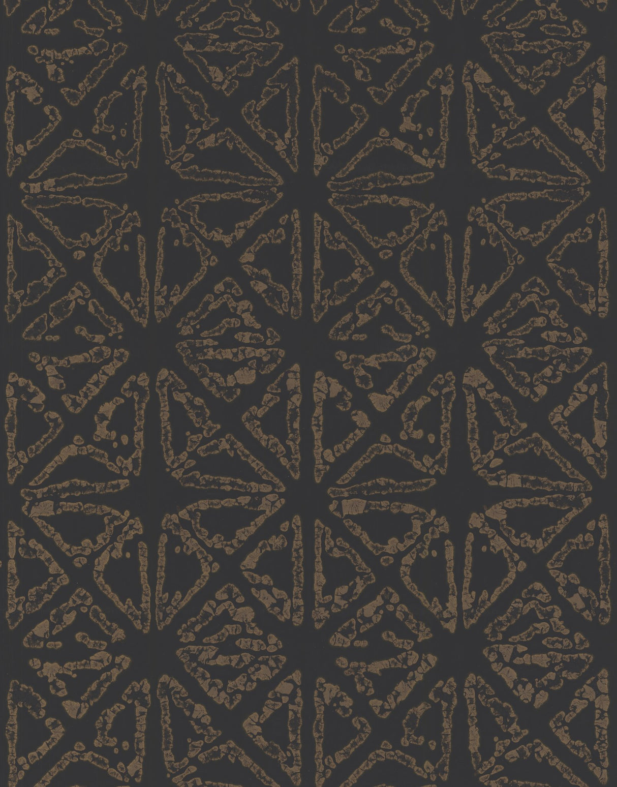 Empire Diamond Black & Gold Geometric Wallpaper - York KT2110