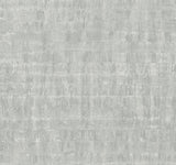 Liquid Metal Silver Wallpaper with Textured Metallic Abstract Motif - York KT2133