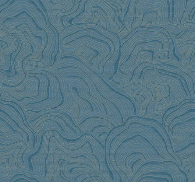 Geodes Blue Wallpaper