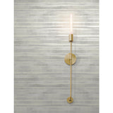 Dreamscapes Grey Textured Horizontal Stripe Wallpaper - York KT2182