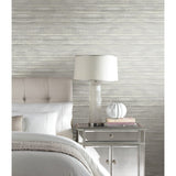 Dreamscapes Grey Textured Horizontal Stripe Wallpaper - York KT2182