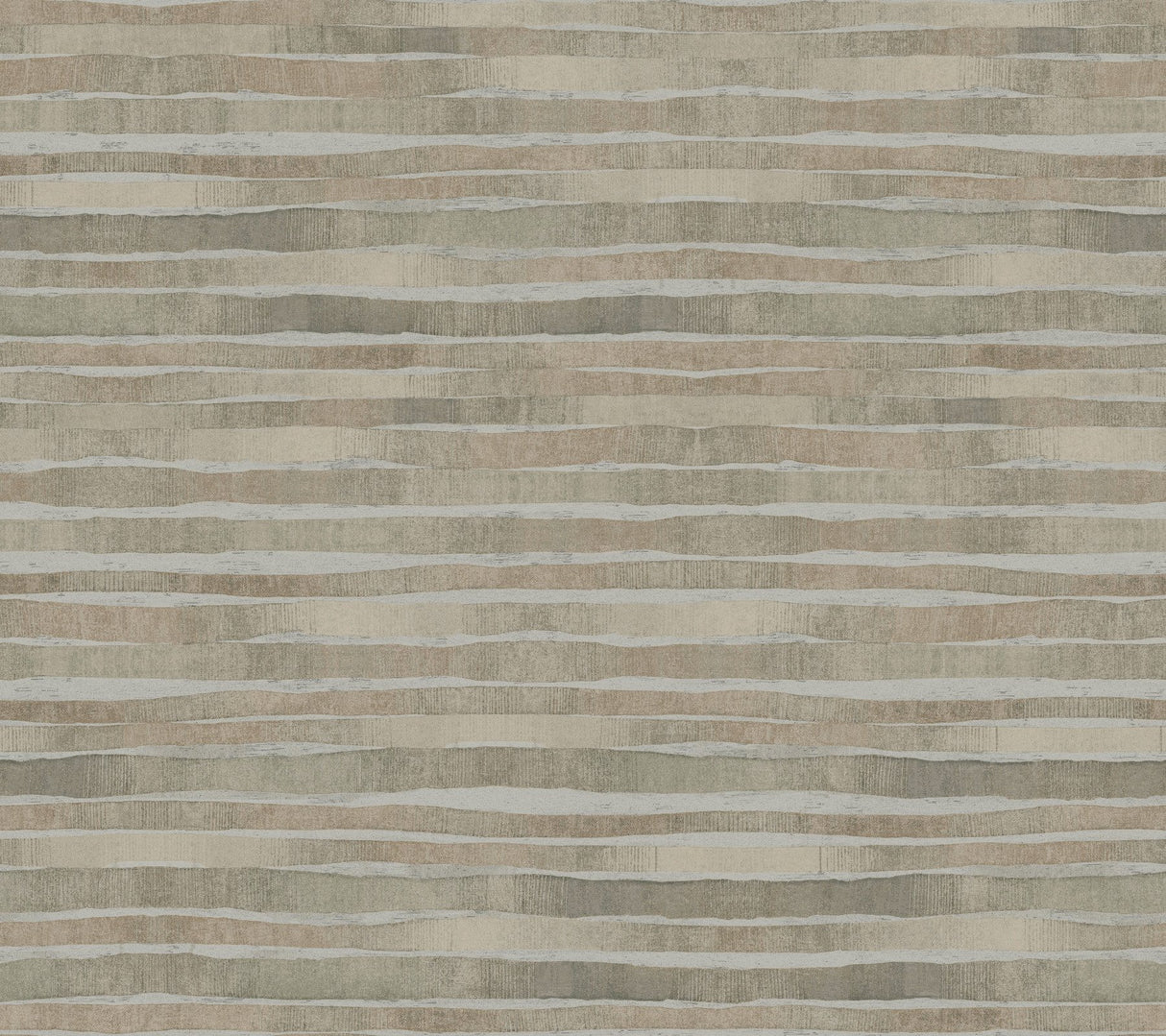 Dreamscapes Brown Horizontal Striped Textures Wallpaper - York KT2184