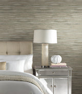 Dreamscapes Brown Horizontal Striped Textures Wallpaper - York KT2184