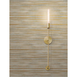 Dreamscapes Gold Textured Horizontal Stripe Wallpaper - York KT2186
