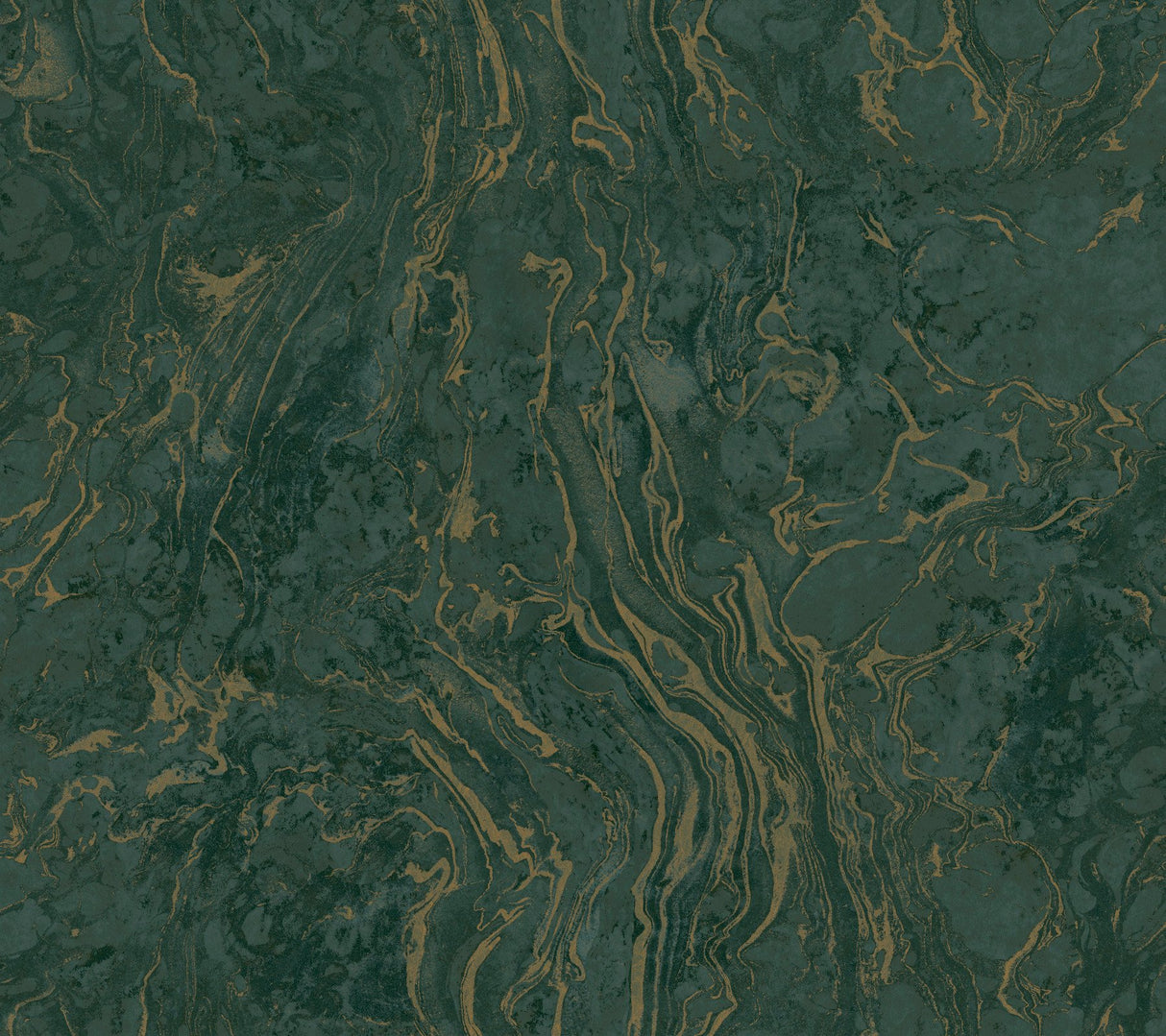 Polished Marble Green Wallpaper with Modern Marble Pattern - York KT2222