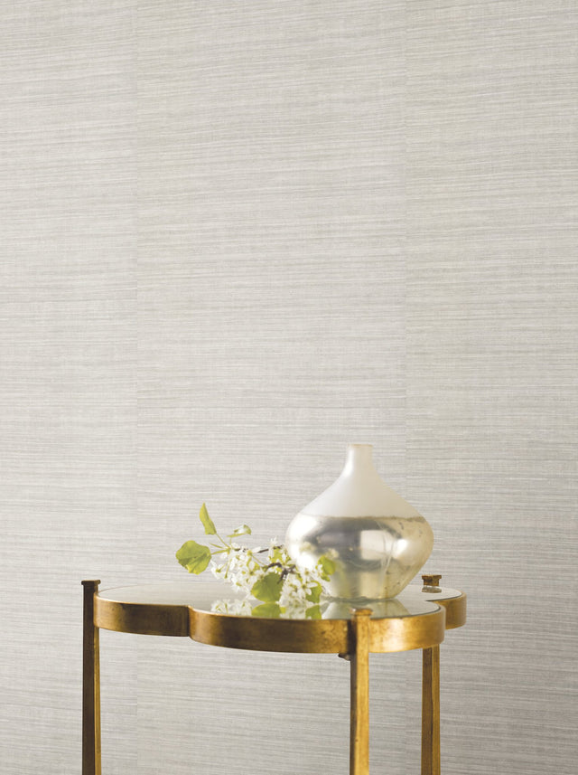 Silk Elegance Off White Wallpaper with Subtle Woven Silk Texture - York KT2242N