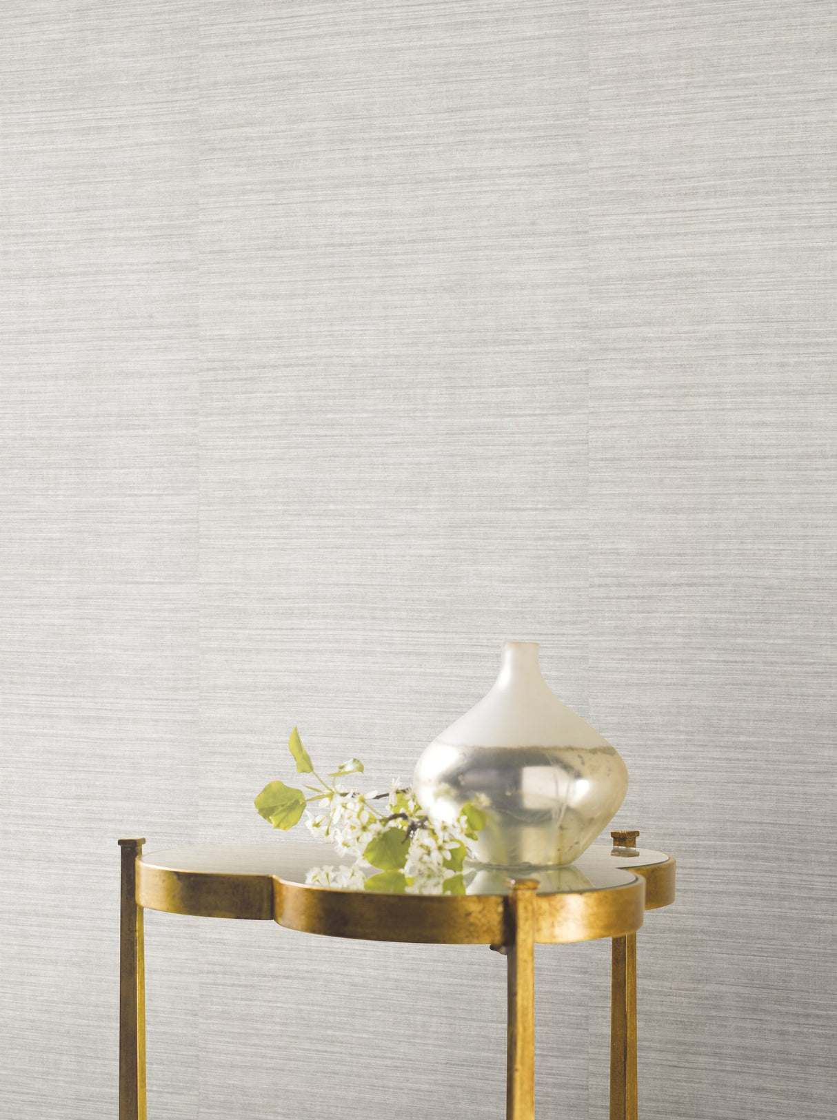Silk Elegance Beige Wallpaper with Raw Silk Weave Texture  York KT2245N