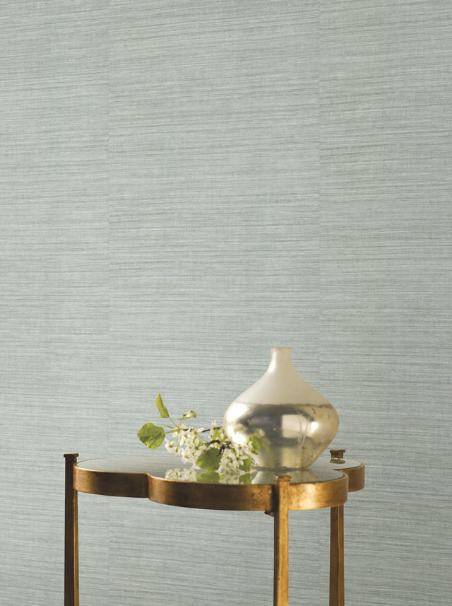 Silk Elegance Grey Wallpaper with Subtle Woven Silk Texture - York KT2249N