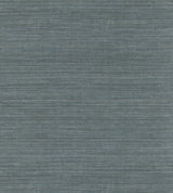 Silk Elegance Dark Blue Wallpaper with Textured Raw Silk Weave - York KT2253N