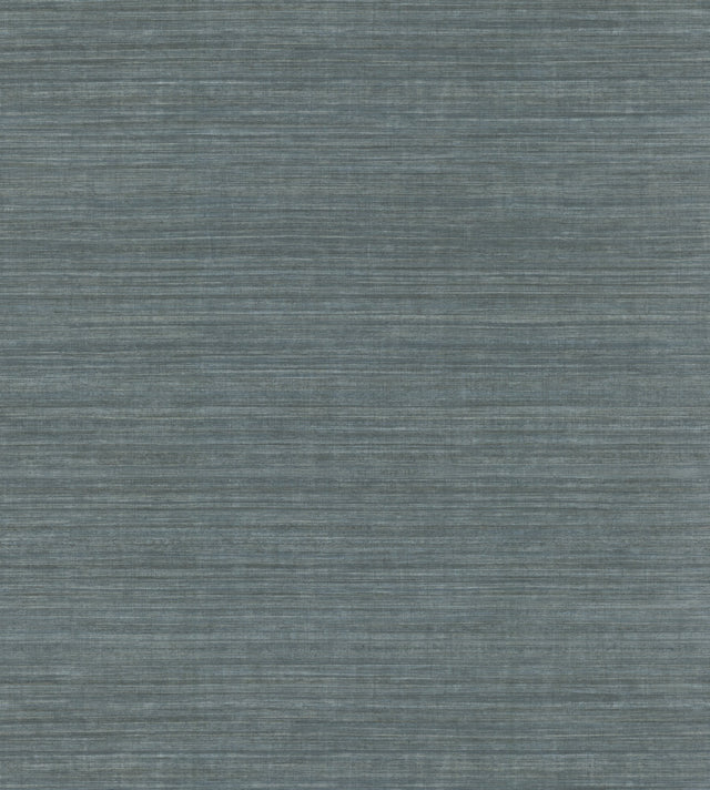 Silk Elegance Dark Blue Wallpaper with Textured Raw Silk Weave - York KT2253N