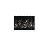 Flowering Vine Chino Black Wall Mural with Chinoiserie Botanical and Birds Motif - York KT2264M