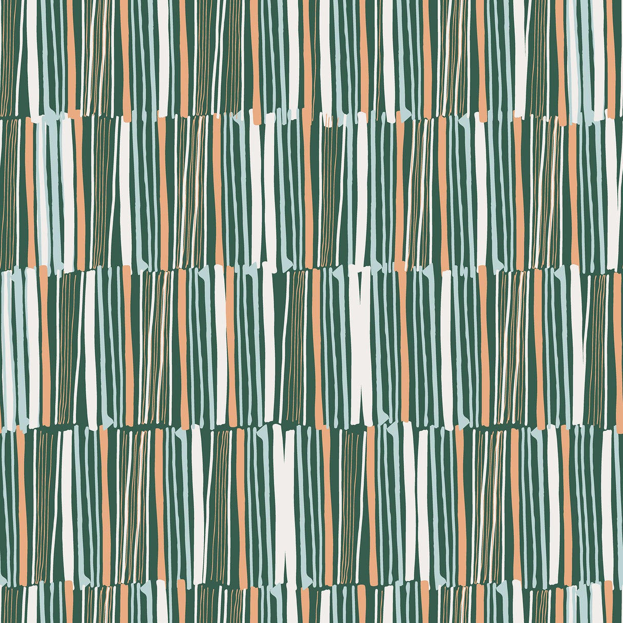 Thistle Green Abstract Brushstroke Peel & Stick Wallpaper with Distressed Texture - NuWallpaper LDS4580