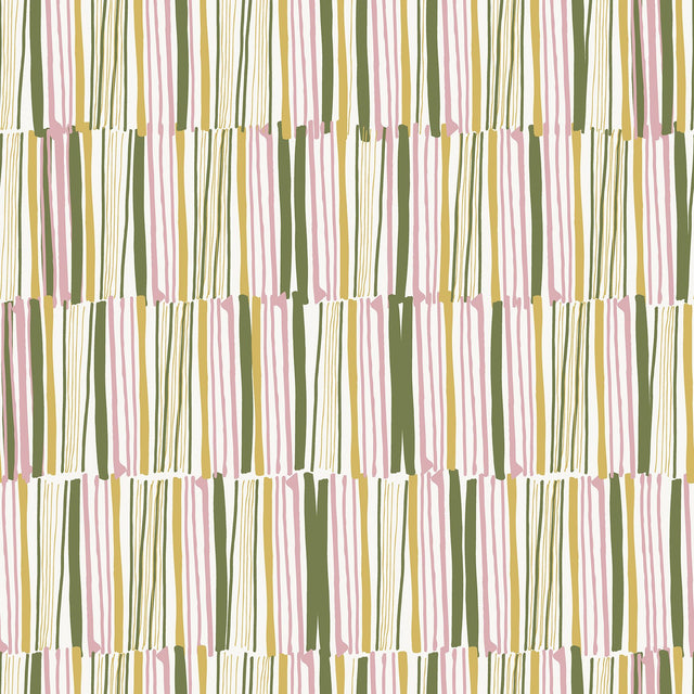 Thistle Yellow Peel & Stick Wallpaper with Abstract Distressed Texture NuWallpaper LDS4581