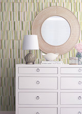 Thistle Yellow Peel & Stick Wallpaper with Abstract Distressed Texture NuWallpaper LDS4581