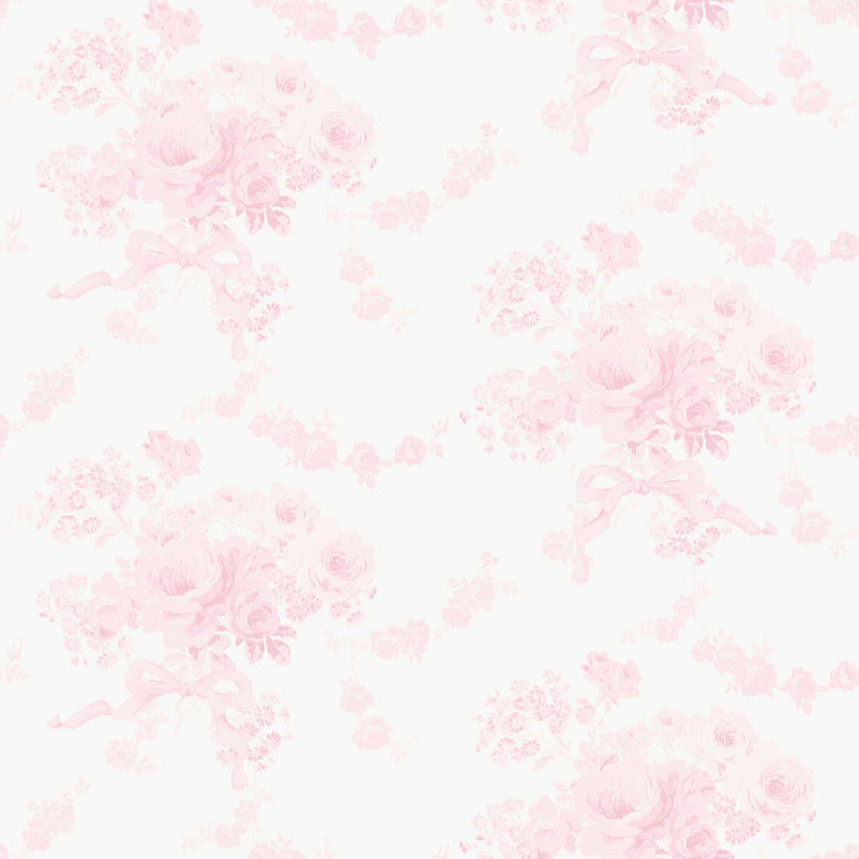 Champagne Harbor Pink Dream Peel and Stick Wallpaper by NuWallpaper LoveShackFancy - LFS6433